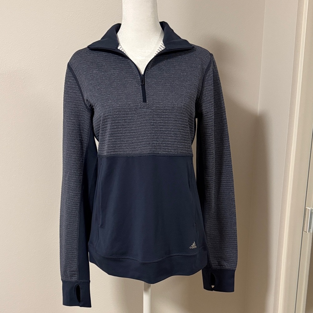 Adidas sports 1/3 zip jacket S